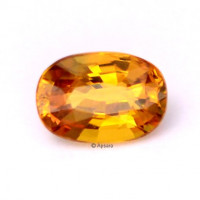 Unheated Orange Sapphire - 1156977